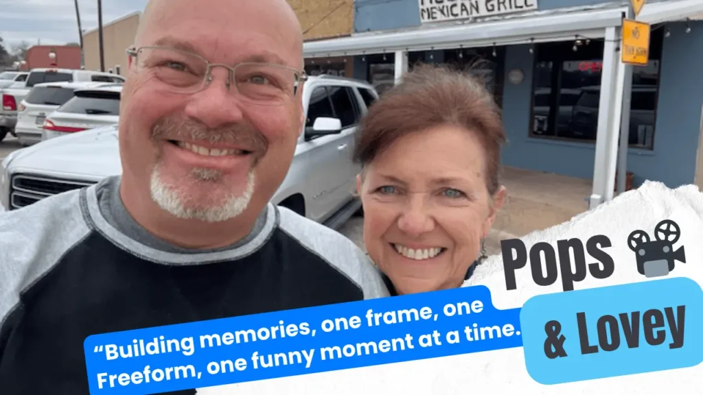 Pops and Lovey are Building memories, one frame, one Freeform, one funny moment at a time.